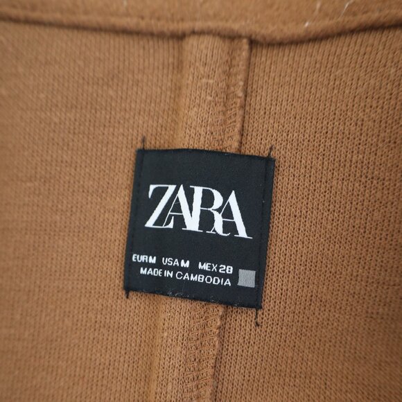 Zara Camel Minimalist Coat - Picture 10 of 10